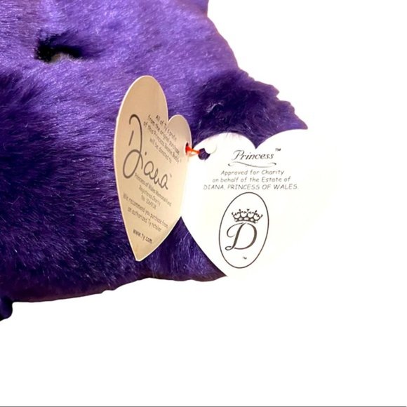 Ty Beanie Buddy - Princess Diana, Princess of Wales, 13 inch, Beanie Baby 1998 - Picture 3 of 7